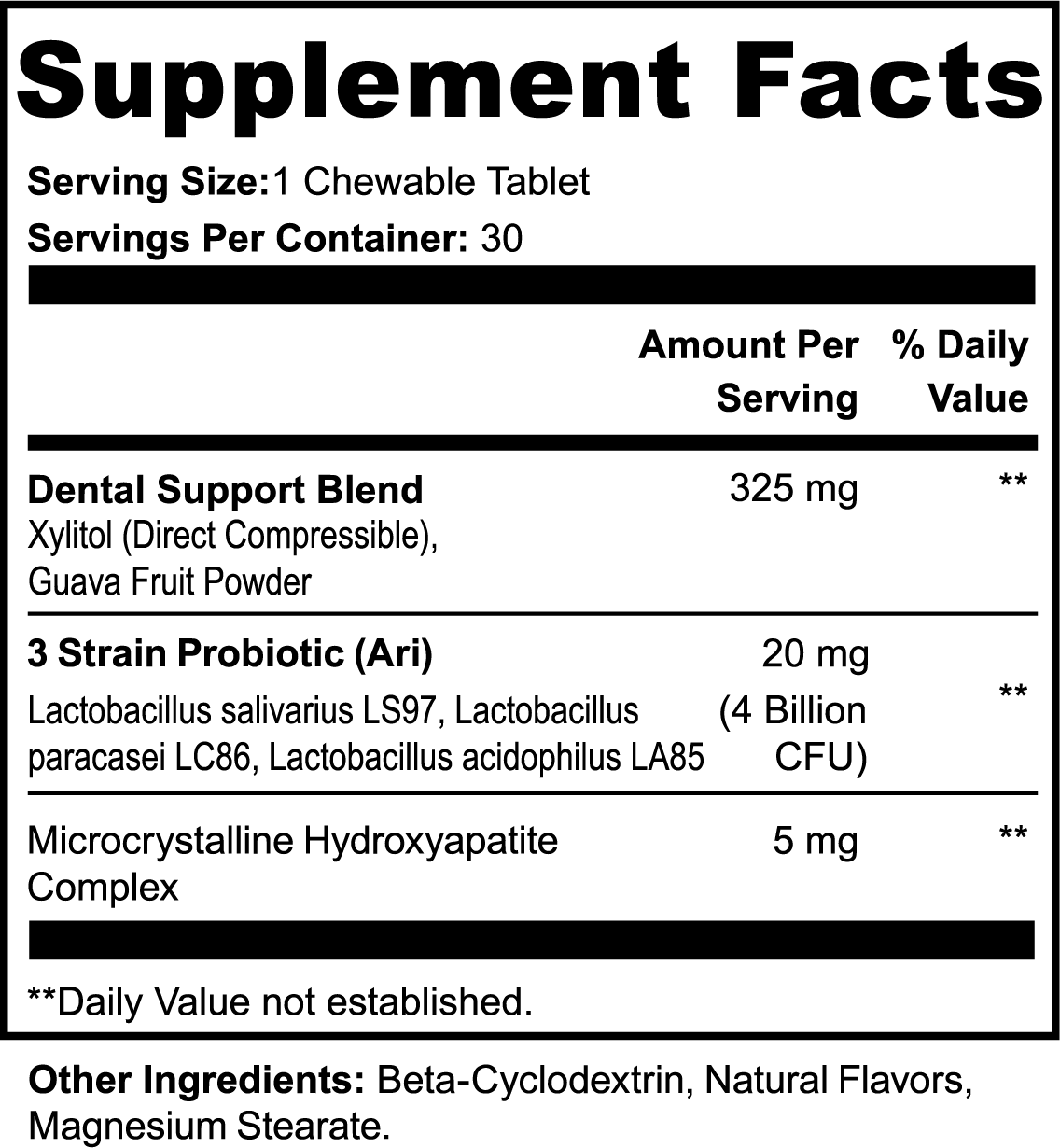 🌿EcoVitalOrganic Dental + Oral Health Chewables