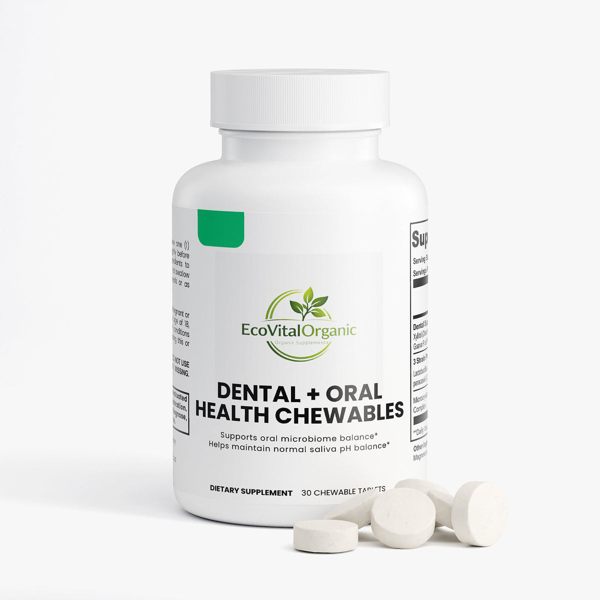 🌿EcoVitalOrganic Dental + Oral Health Chewables