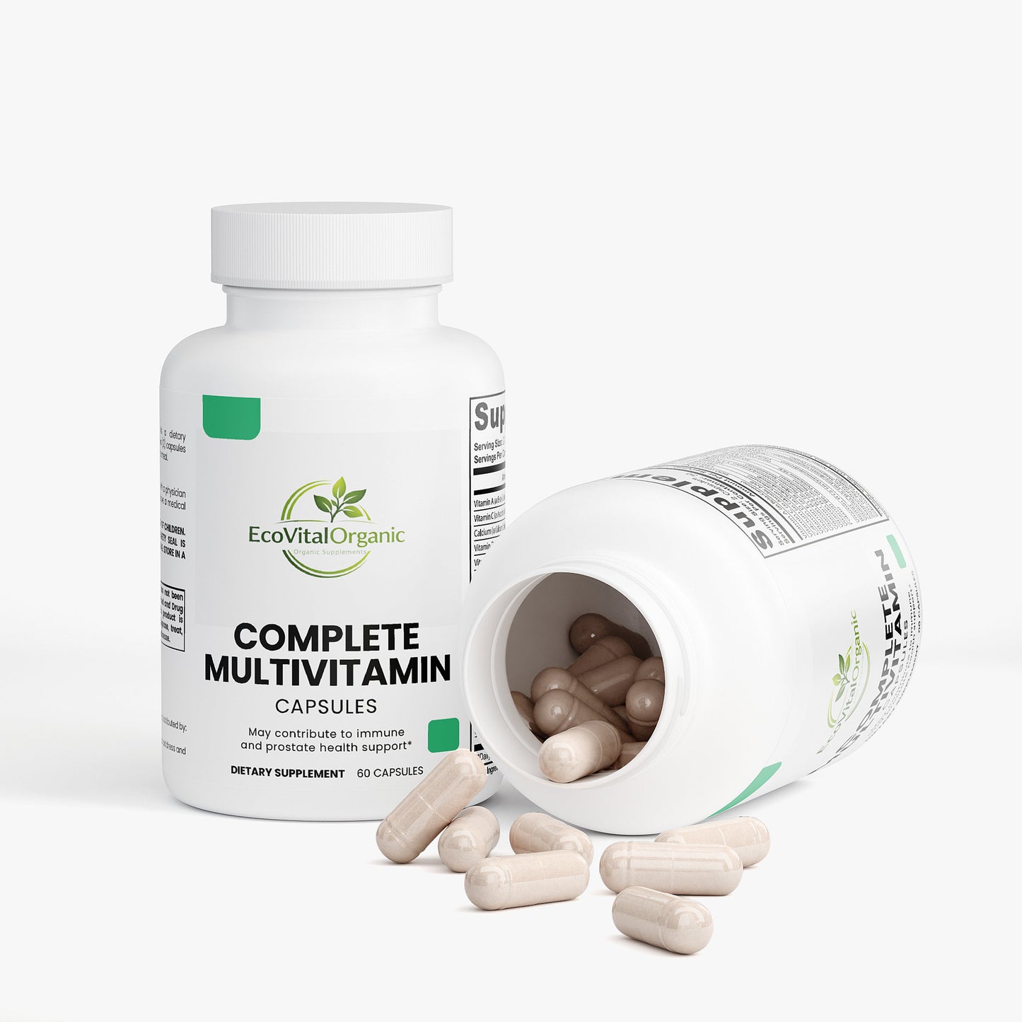 🌿EcoVitalOrganic Complete Multivitamin Capsules