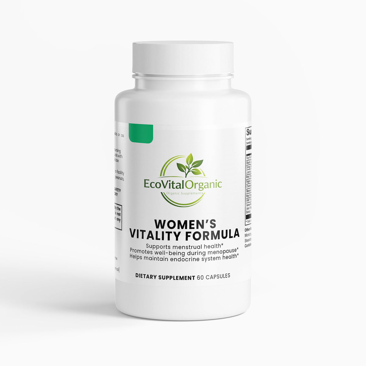 🌿EcoVitalOrganic Women’s Vitality Formula Capsules