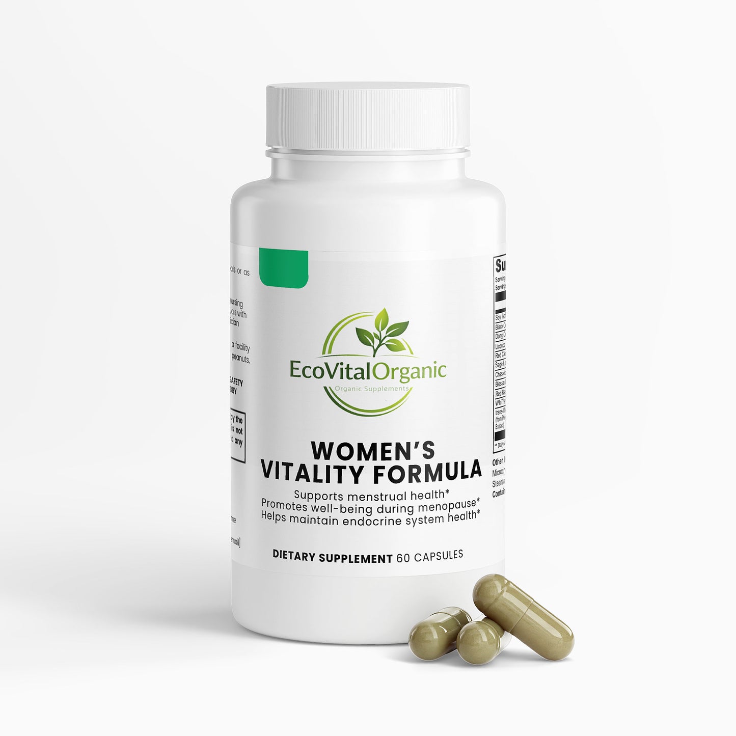 🌿EcoVitalOrganic Women’s Vitality Formula Capsules