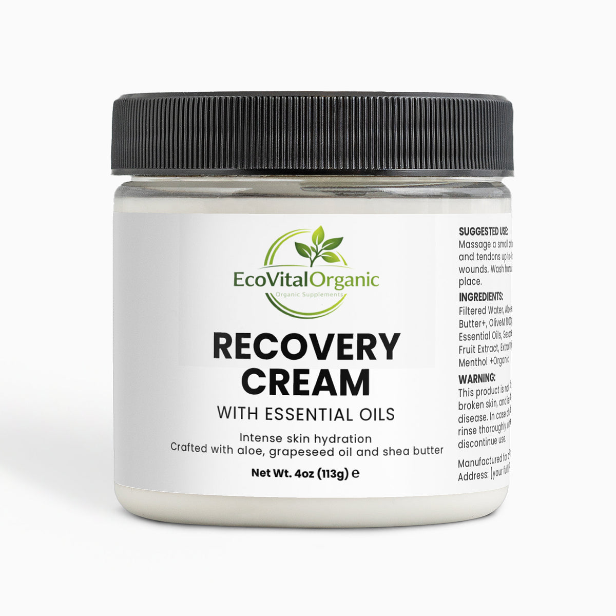 🌿EcoVitalOrganic Recovery Cream