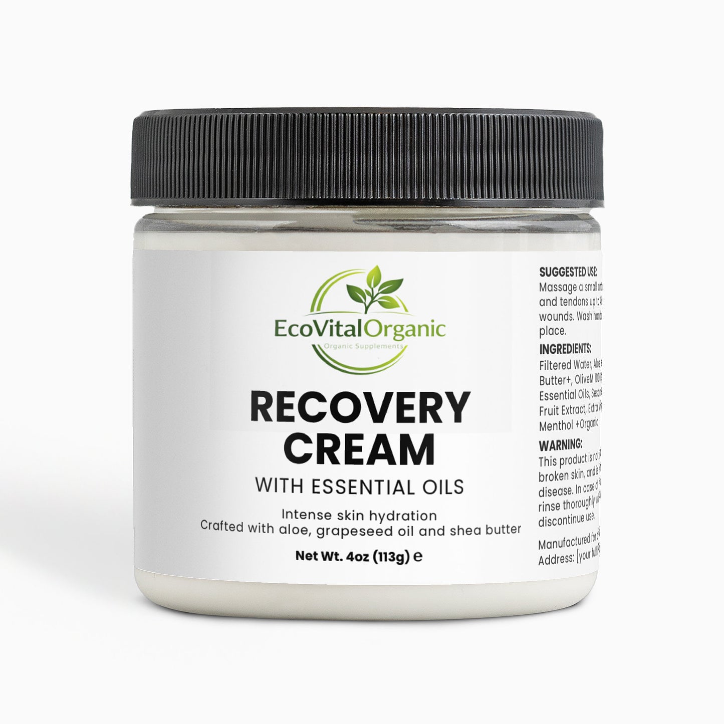 🌿EcoVitalOrganic Recovery Cream