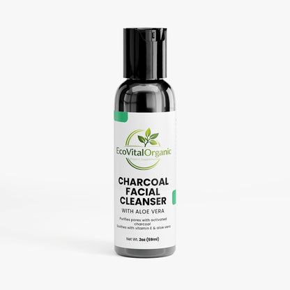 🌿EcoVitalOrganic Charcoal Facial Cleanser
