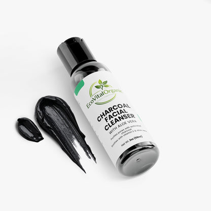 🌿EcoVitalOrganic Charcoal Facial Cleanser