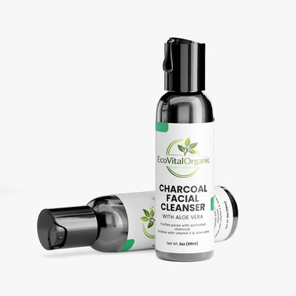 🌿EcoVitalOrganic Charcoal Facial Cleanser