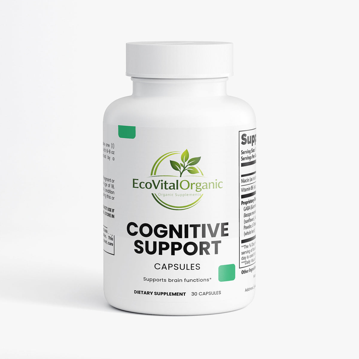🌿 EcoVitalOrganic Cognitive Support