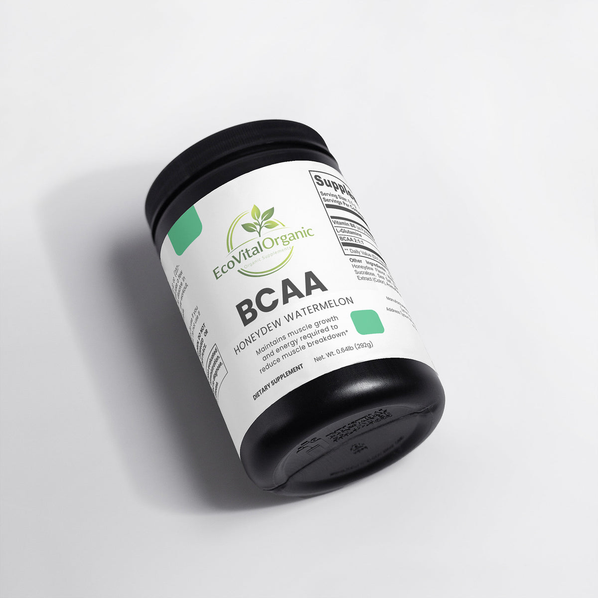 🌿EcoVitalOrganic BCAA Post Workout Powder (Honeydew/Watermelon)