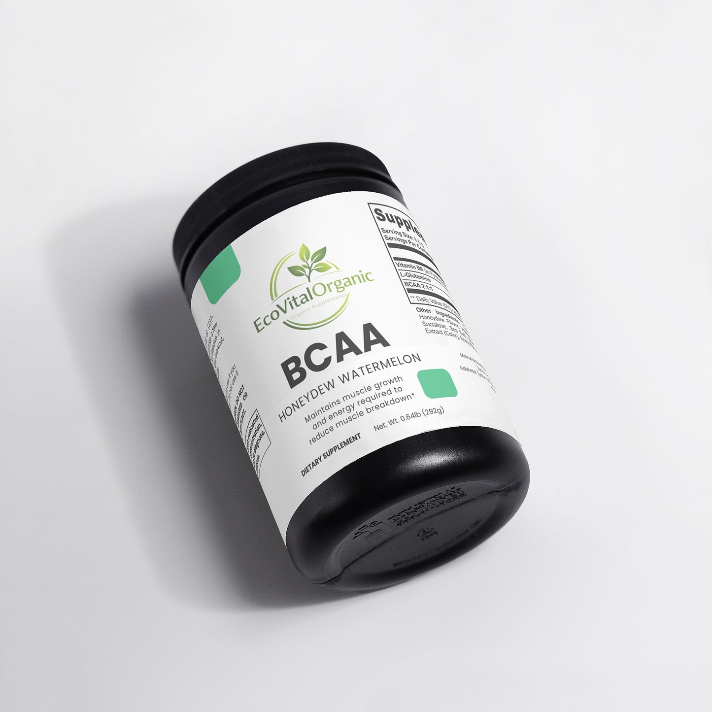 🌿EcoVitalOrganic BCAA Post Workout Powder (Honeydew/Watermelon)