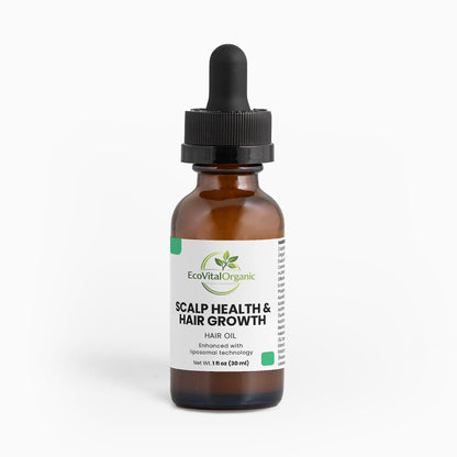 🌿EcoVitalOrganic Hair Oil for Scalp Health & Hair Growth