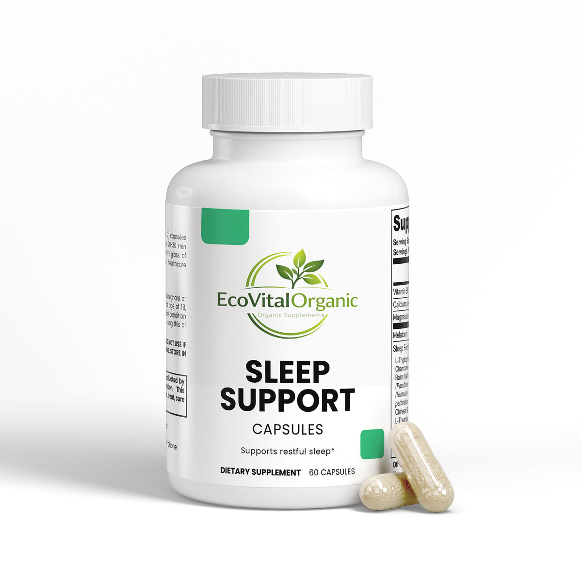 🌿EcoVitalOrganic Sleep Support Capsules