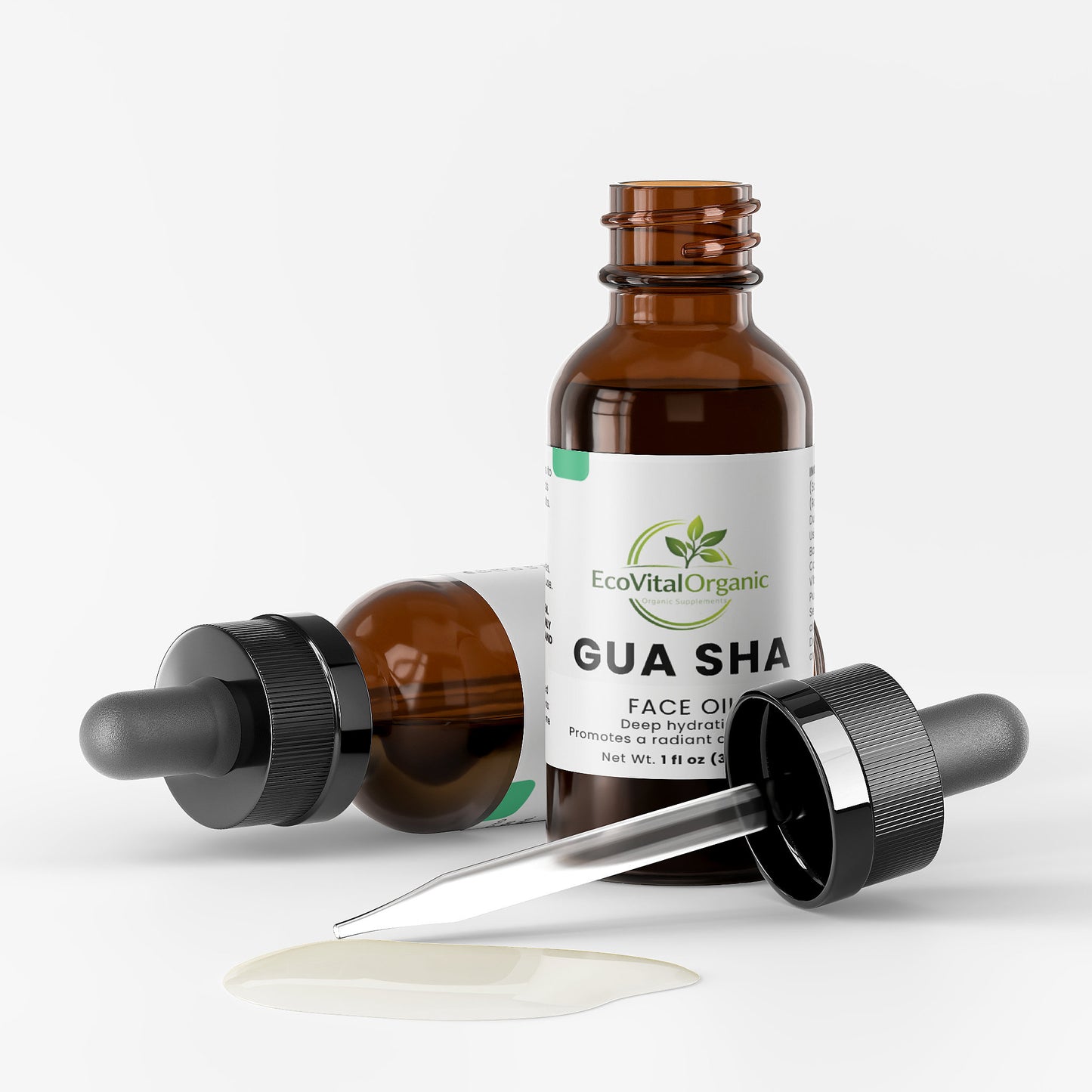 🌿EcoVitalOrganic Gua Sha Face Oil