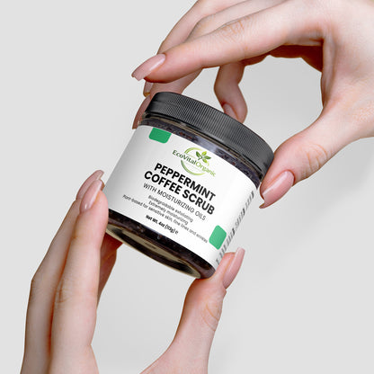 🌿EcoVitalOrganic Peppermint Coffee Scrub