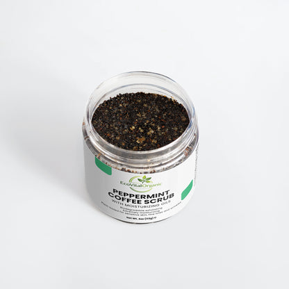 🌿EcoVitalOrganic Peppermint Coffee Scrub