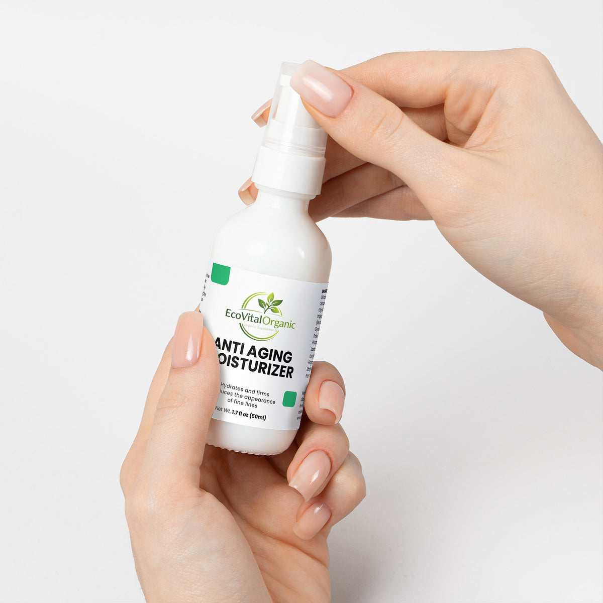 🌿EcoVitalOrganic Anti‑Aging Moisturizer