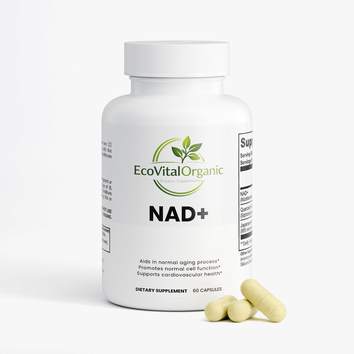 🌿EcoVitalOrganic NAD+ Capsules