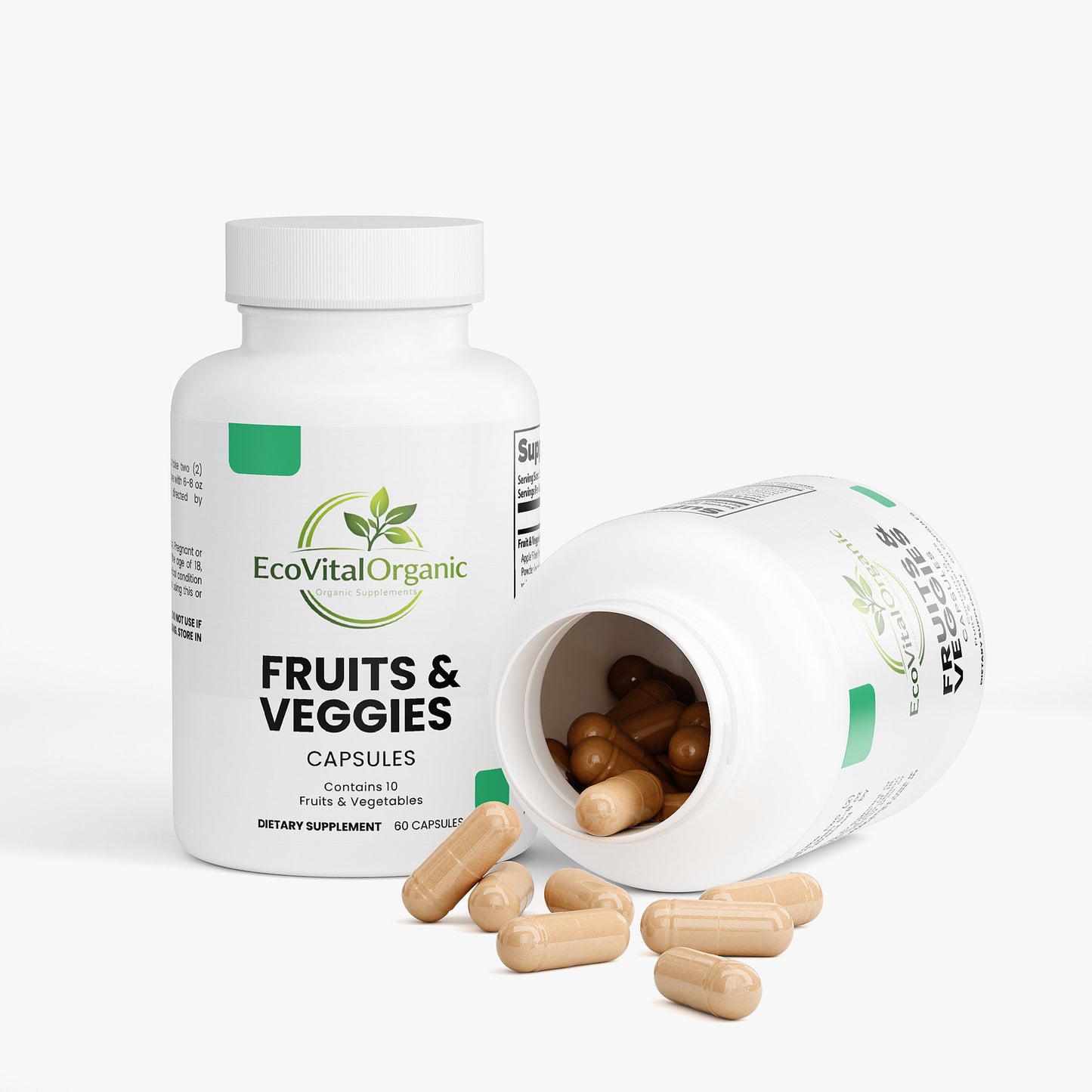 🌿EcoVitalOrganic Fruits & Veggies Capsules