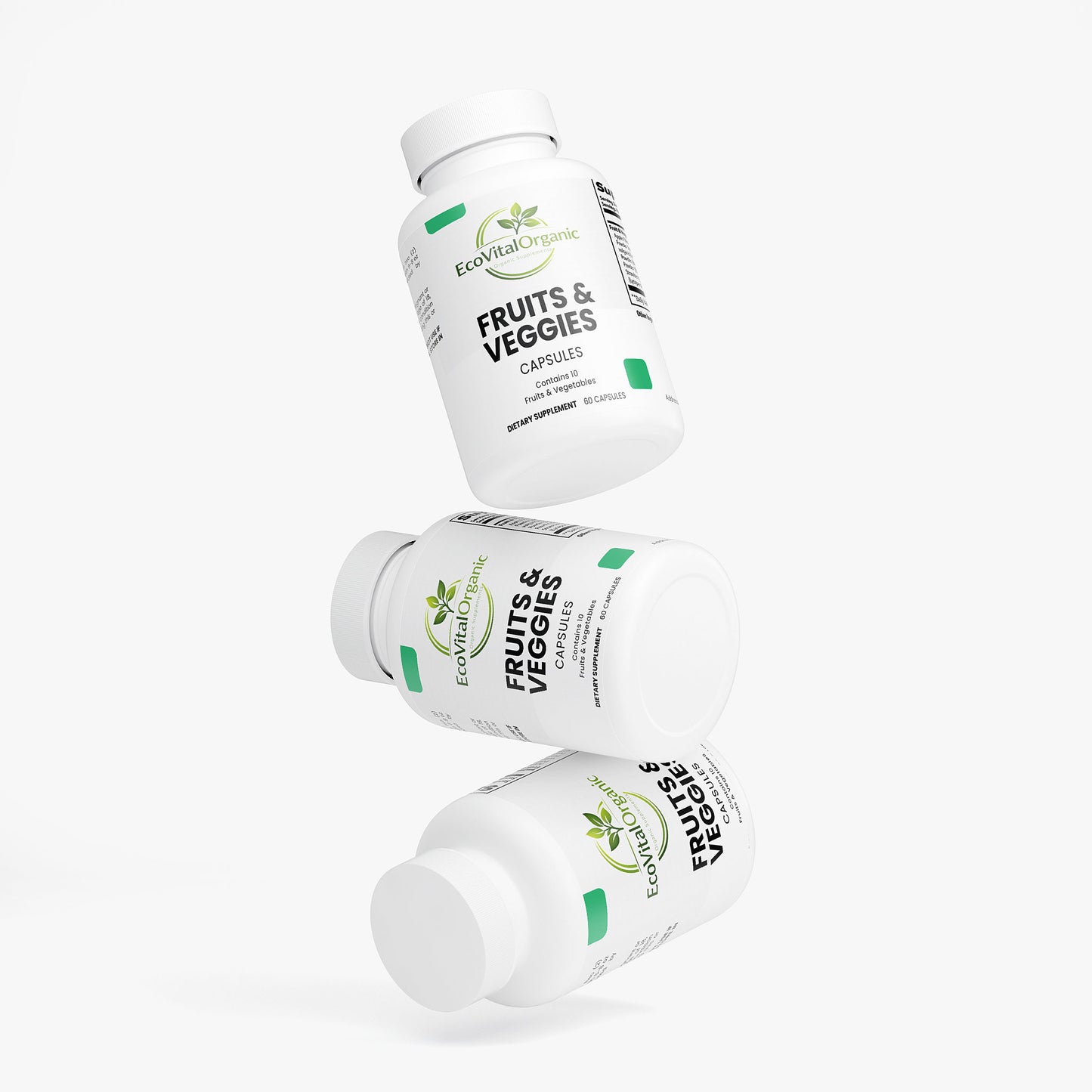🌿EcoVitalOrganic Fruits & Veggies Capsules