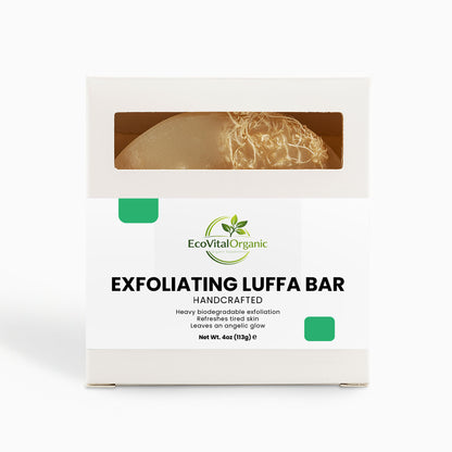 🌿EcoVitalOrganic Exfoliating Luffa Bar