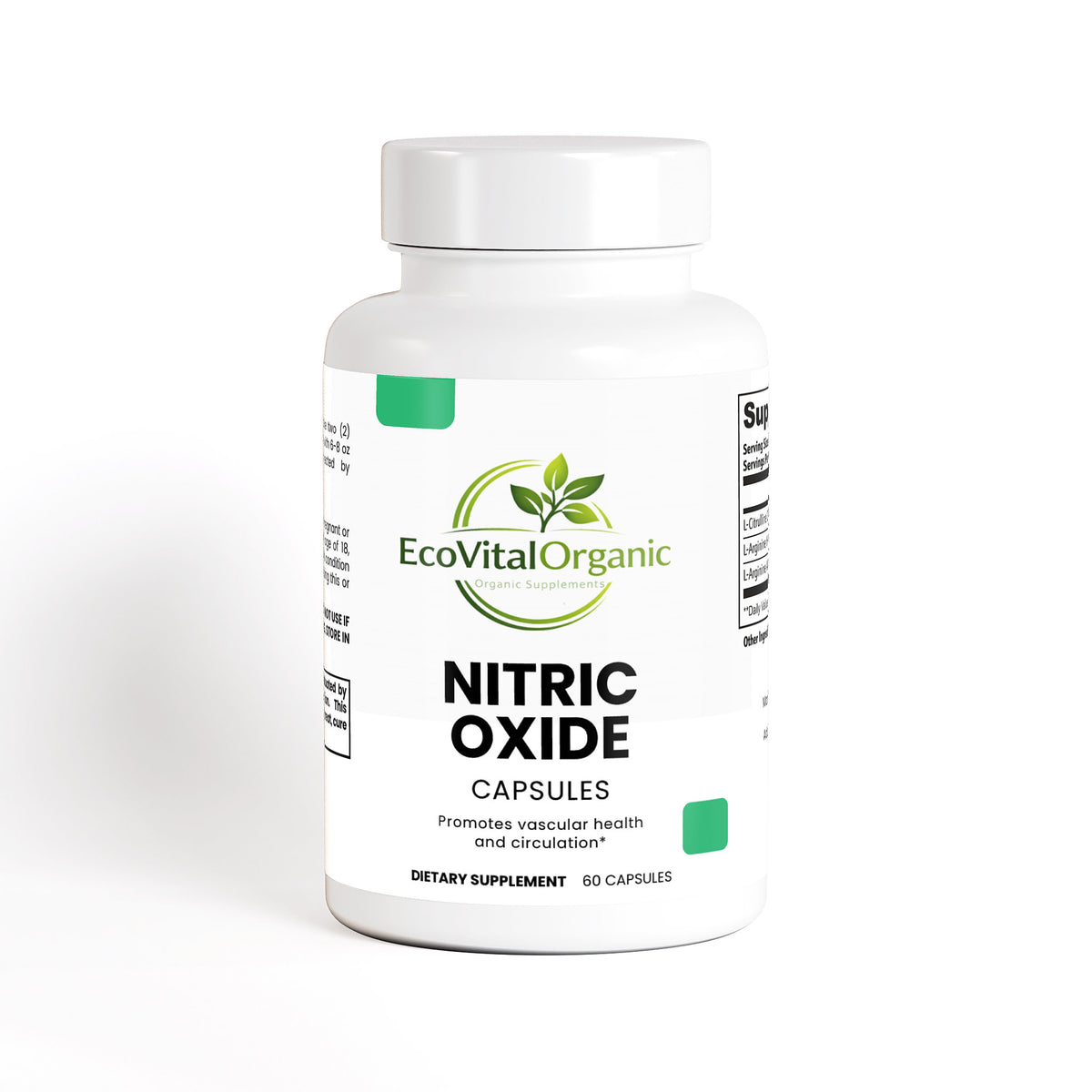 🌿EcoVitalOrganic Nitric Oxide Capsules
