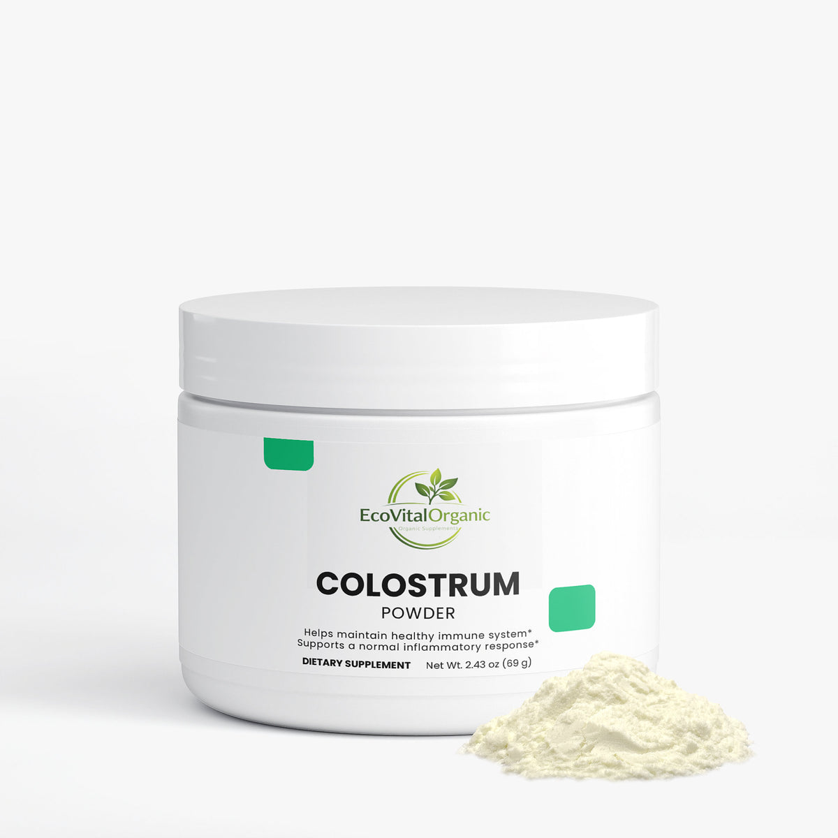 🌿EcoVitalOrganic Colostrum Powder