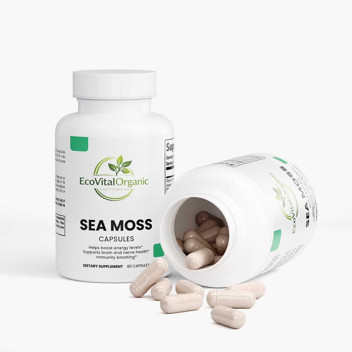 🌿EcoVitalOrganic Sea Moss Capsules