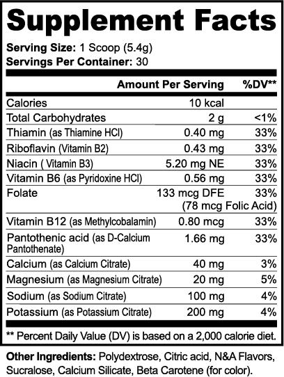 🌿EcoVitalOrganic Hydration Powder (Lemonade)