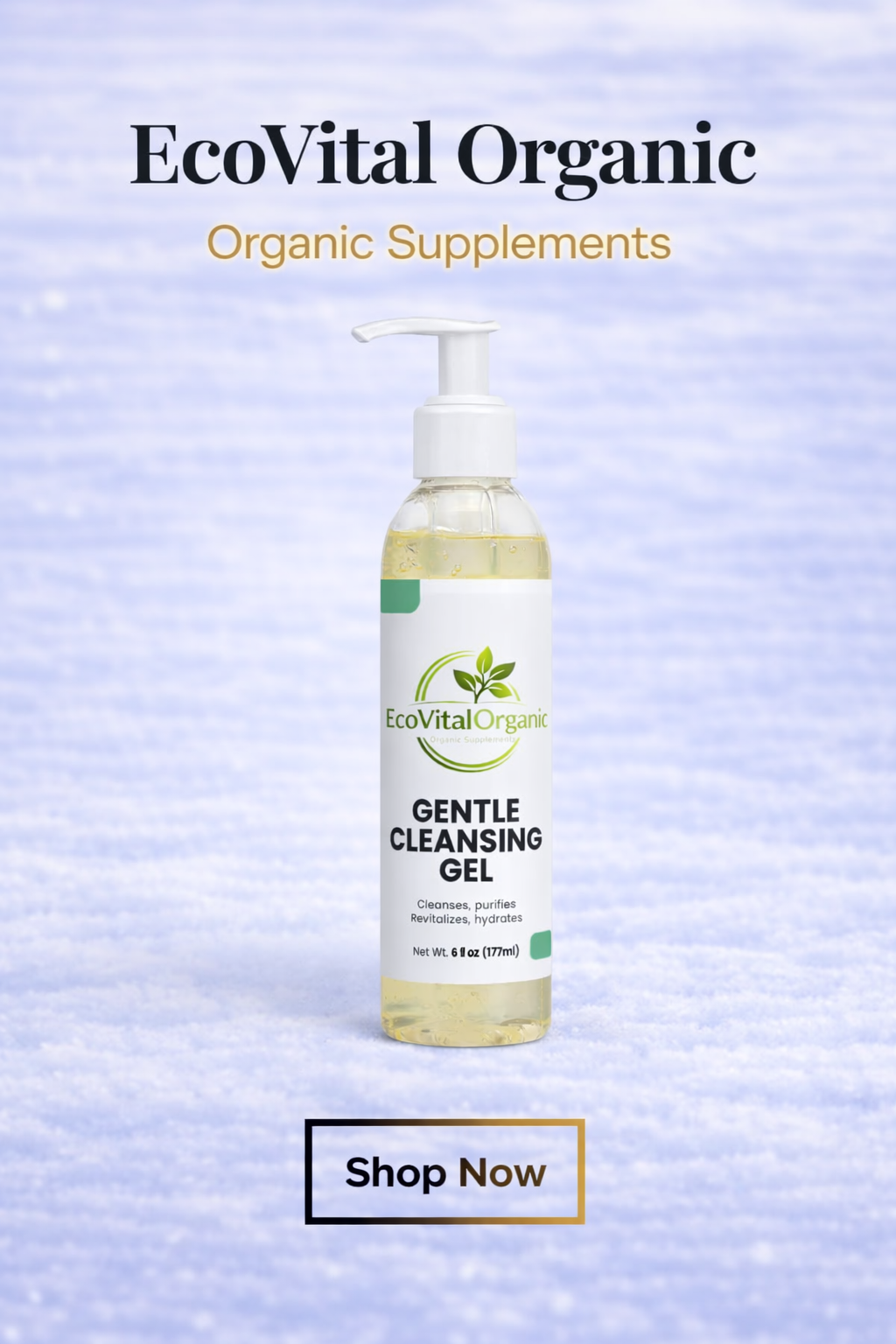 🌿EcoVitalOrganic Gentle Cleansing Gel