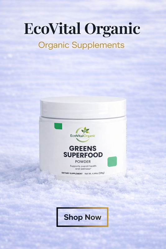 🌿EcoVitalOrganic Greens Superfood Powder