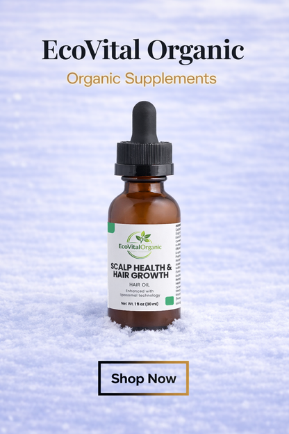 🌿EcoVitalOrganic Hair Oil for Scalp Health & Hair Growth