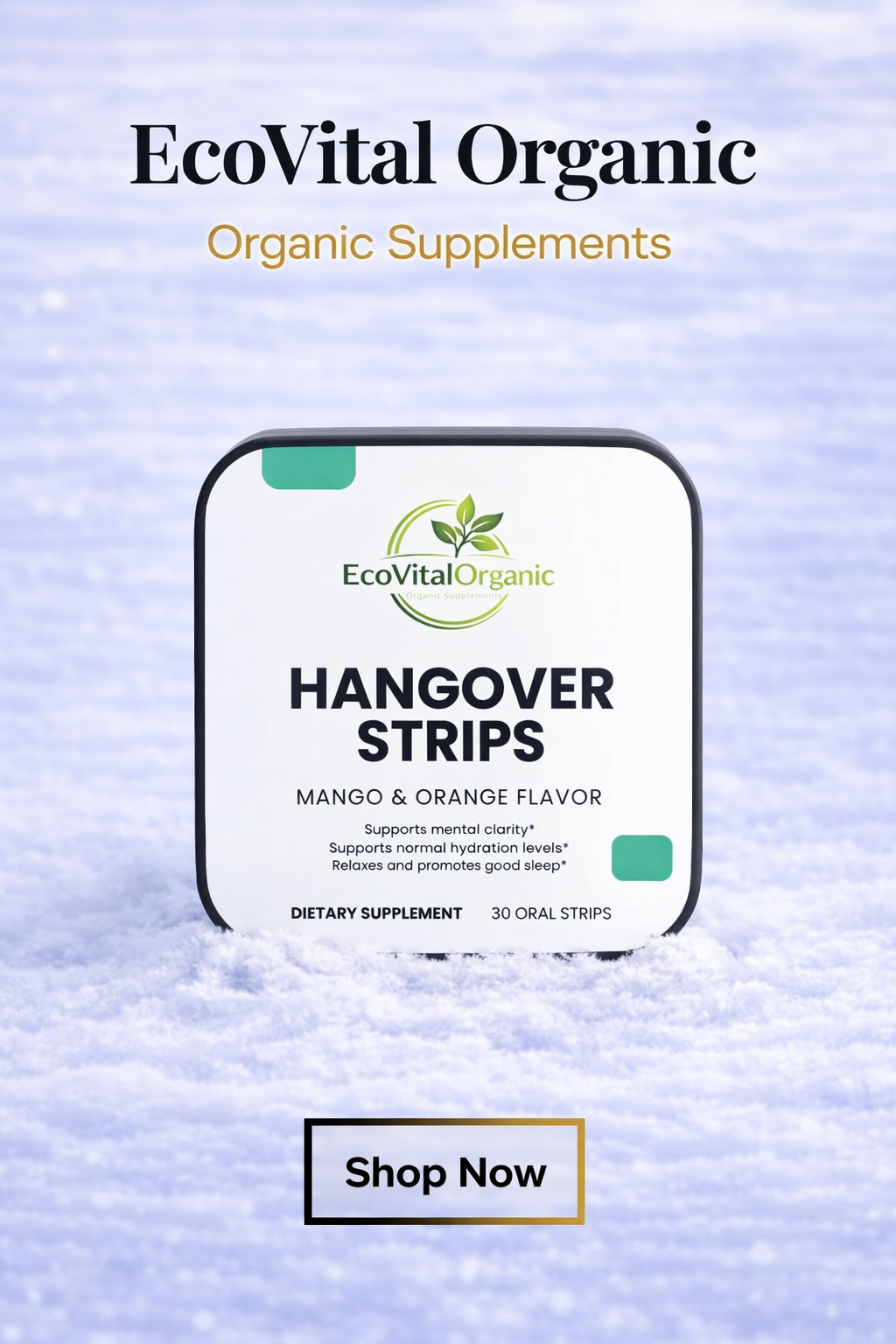 🌿EcoVitalOrganic Hangover Strips