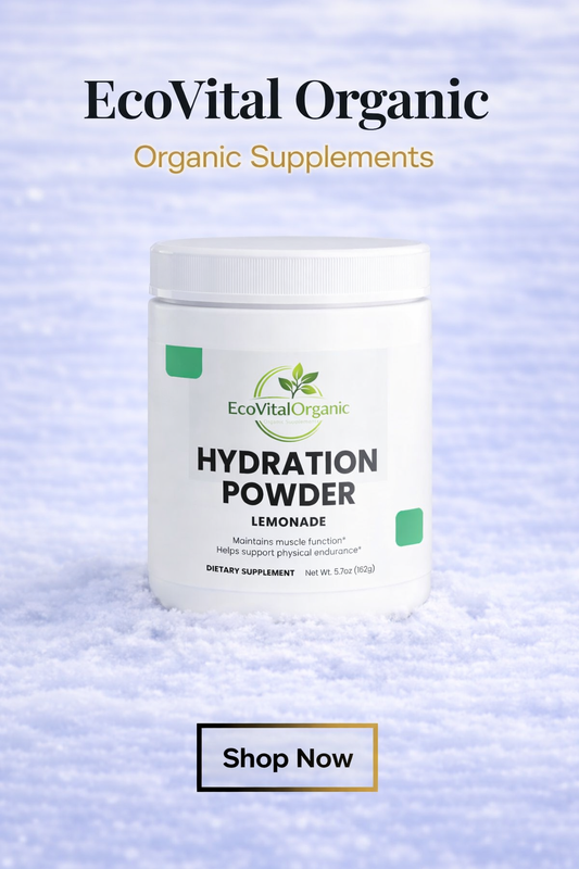 🌿EcoVitalOrganic Hydration Powder (Lemonade)