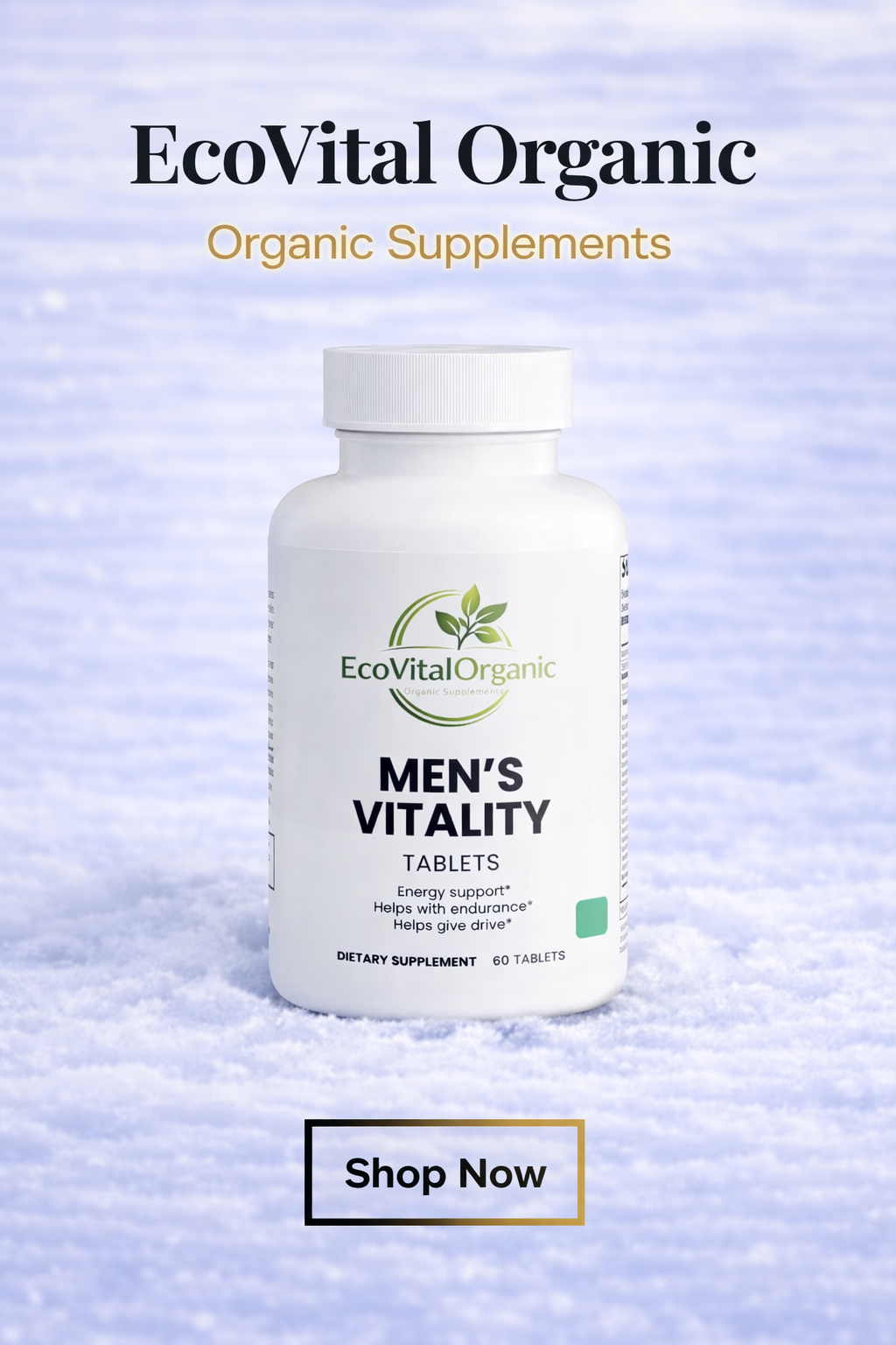🌿EcoVitalOrganic Men’s Vitality Tablets