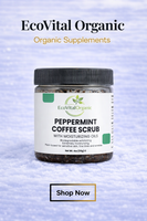 🌿EcoVitalOrganic Peppermint Coffee Scrub