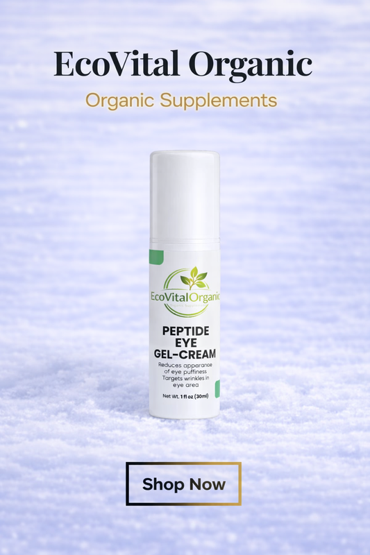 🌿EcoVitalOrganic Peptide Eye Gel Cream