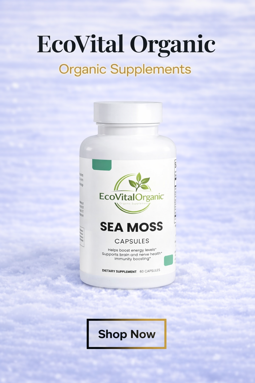🌿EcoVitalOrganic Sea Moss Capsules