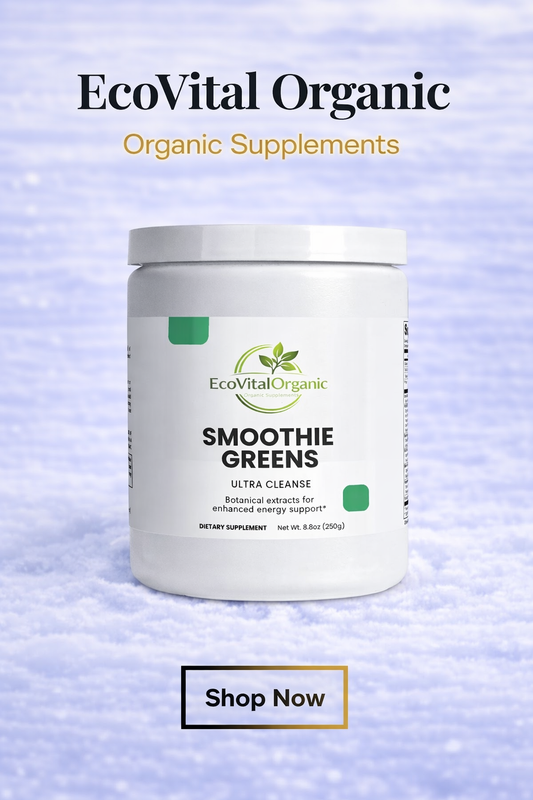 🌿EcoVitalOrganic Ultra Cleanse Smoothie Greens Powder