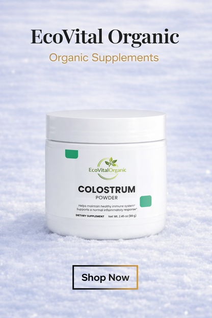 🌿EcoVitalOrganic Colostrum Powder